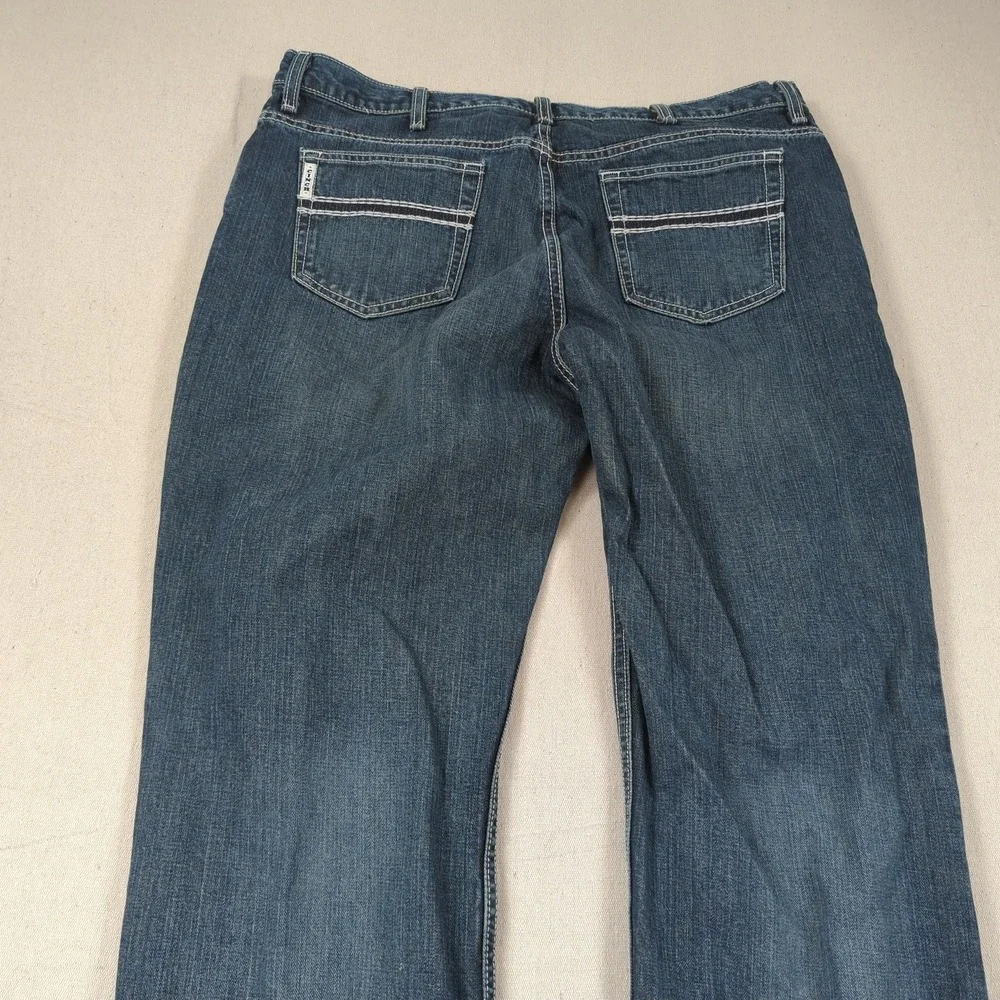 Cinch Jeans Mens 40x33 Blue Western Cowboy Rancher Rodeo White Label